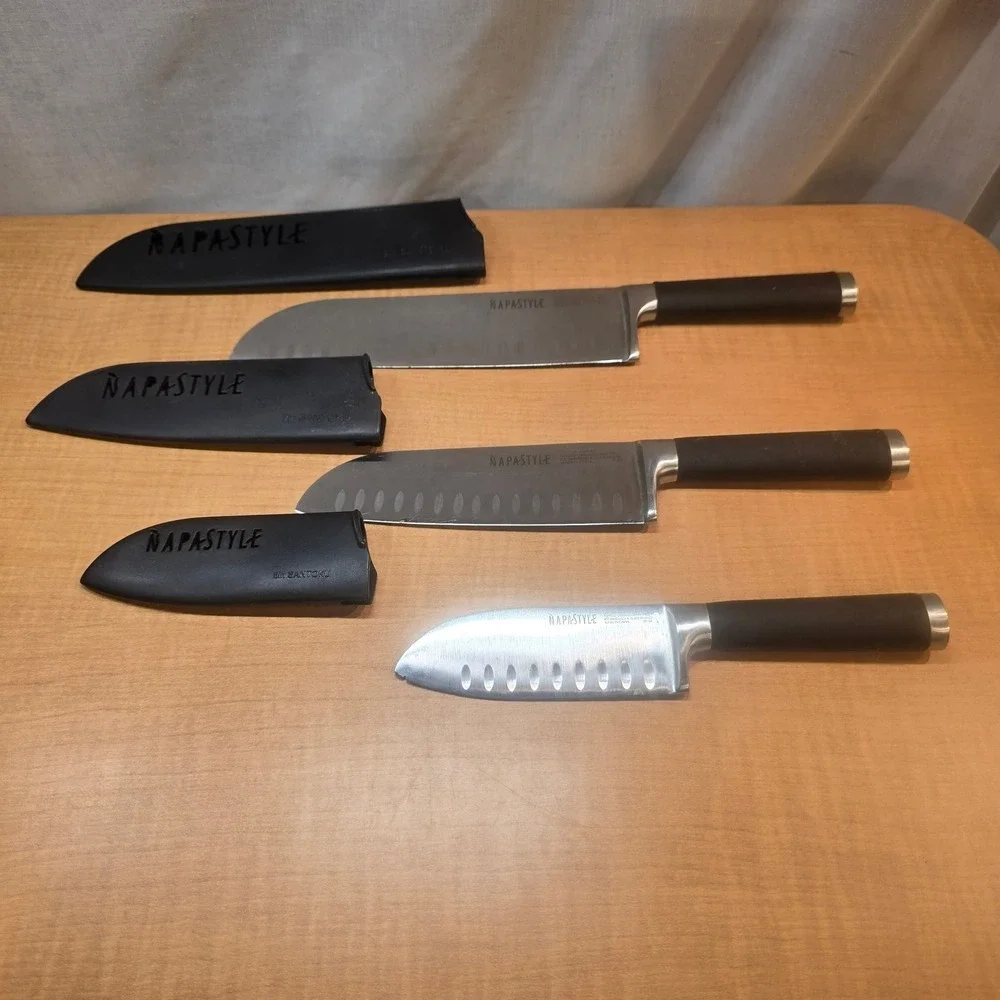 NapaStyle by Santoku Knife Set 3 Piece Stainless 9